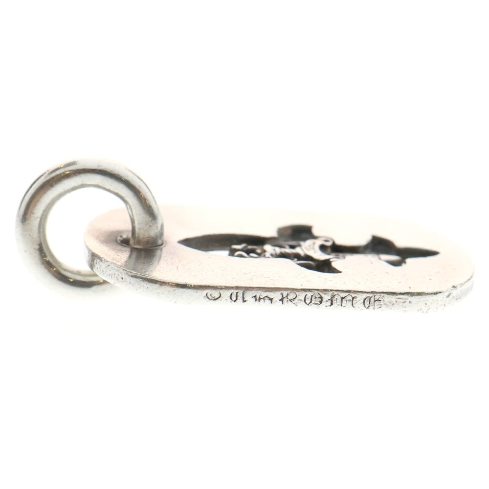 CHROME HEARTS(クロムハーツ) D TAG SML FLE DAG フレアダガードッグタグ スモールドッグタグ ネックレストップ シルバー