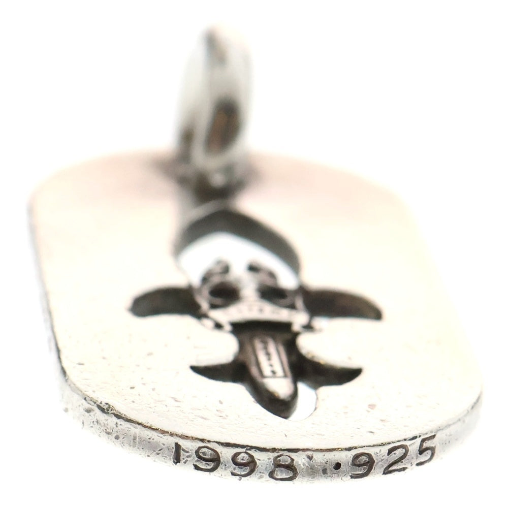 CHROME HEARTS(クロムハーツ) D TAG SML FLE DAG フレアダガードッグタグ スモールドッグタグ ネックレストップ シルバー