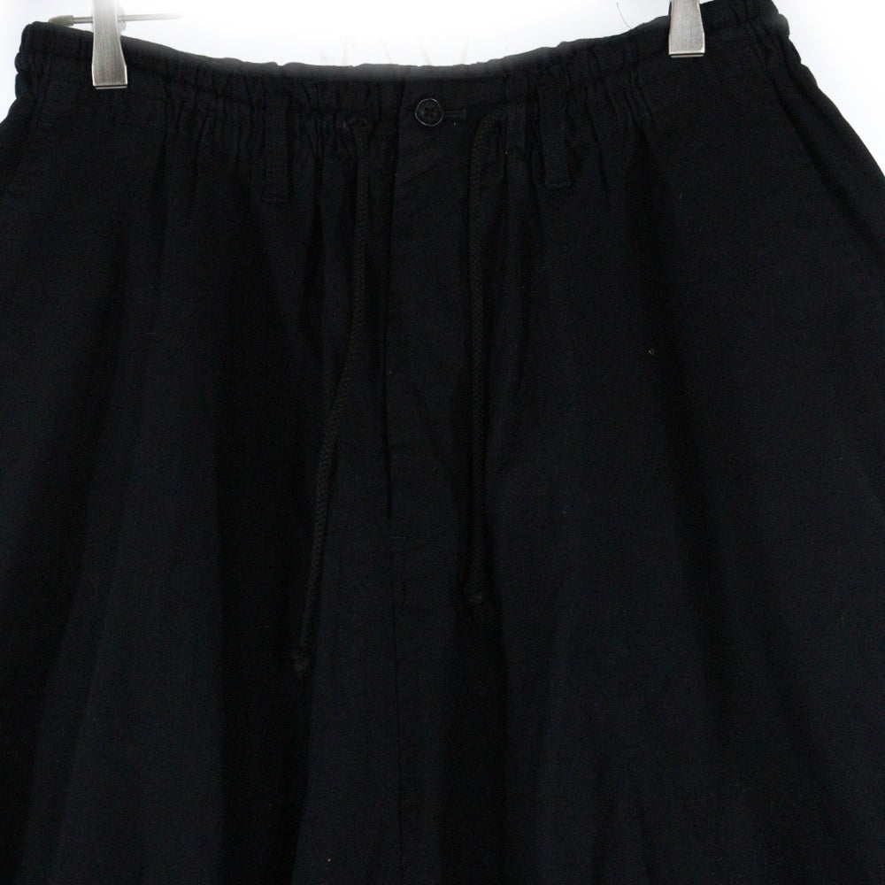 BLACK Scandal Yohji Yamamoto(ブラックスキャンダルヨウジヤマモト) サルエル コットンパンツ ブラック HV-P28-019