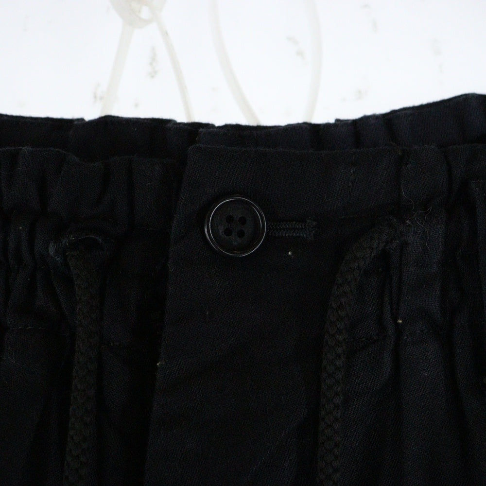 BLACK Scandal Yohji Yamamoto(ブラックスキャンダルヨウジヤマモト) サルエル コットンパンツ ブラック HV-P28-019