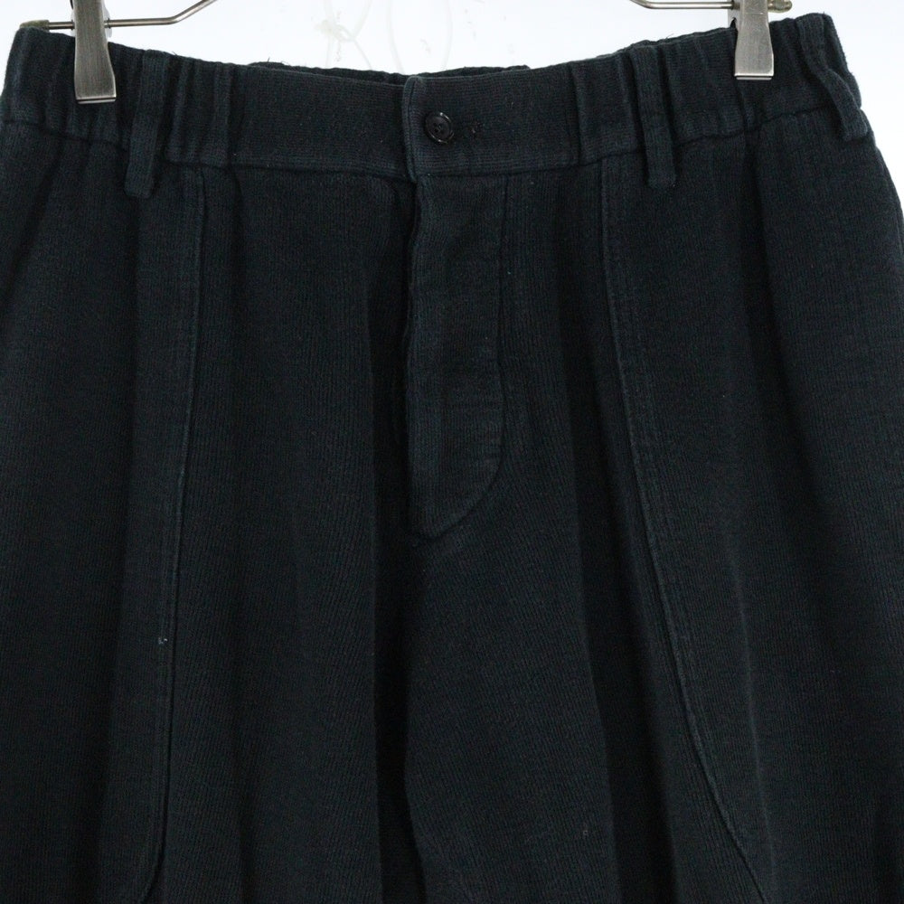 Yohji Yamamoto POUR HOMME(ヨウジヤマモト プールオム) 16SS クロップドスウェットパンツ ブラック H0-P45-980
