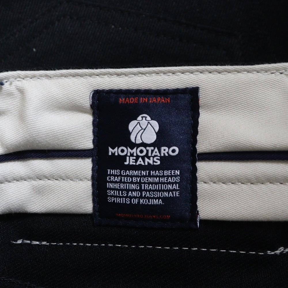 桃太郎ジーンズ(モモタロウジーンズ) STANDARD TAPERED 14.7oz スタンダードテーパードジッパーフライジーンズ・ブラック MTJ-M02354