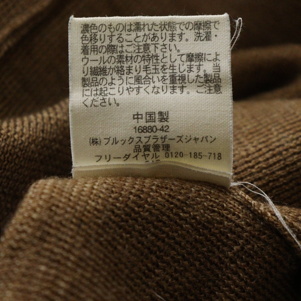 NO BRAND(ノーブランド) BROOKS BROTHERS カーディガン ブラウン レディース
