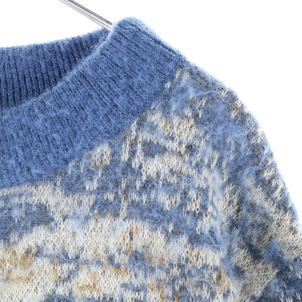SHINYA KOZUKA(シンヤコズカ) 22AW Kroyer ジャガード モヘア オーバーサイズ ニット 2202SK52 ベージュ