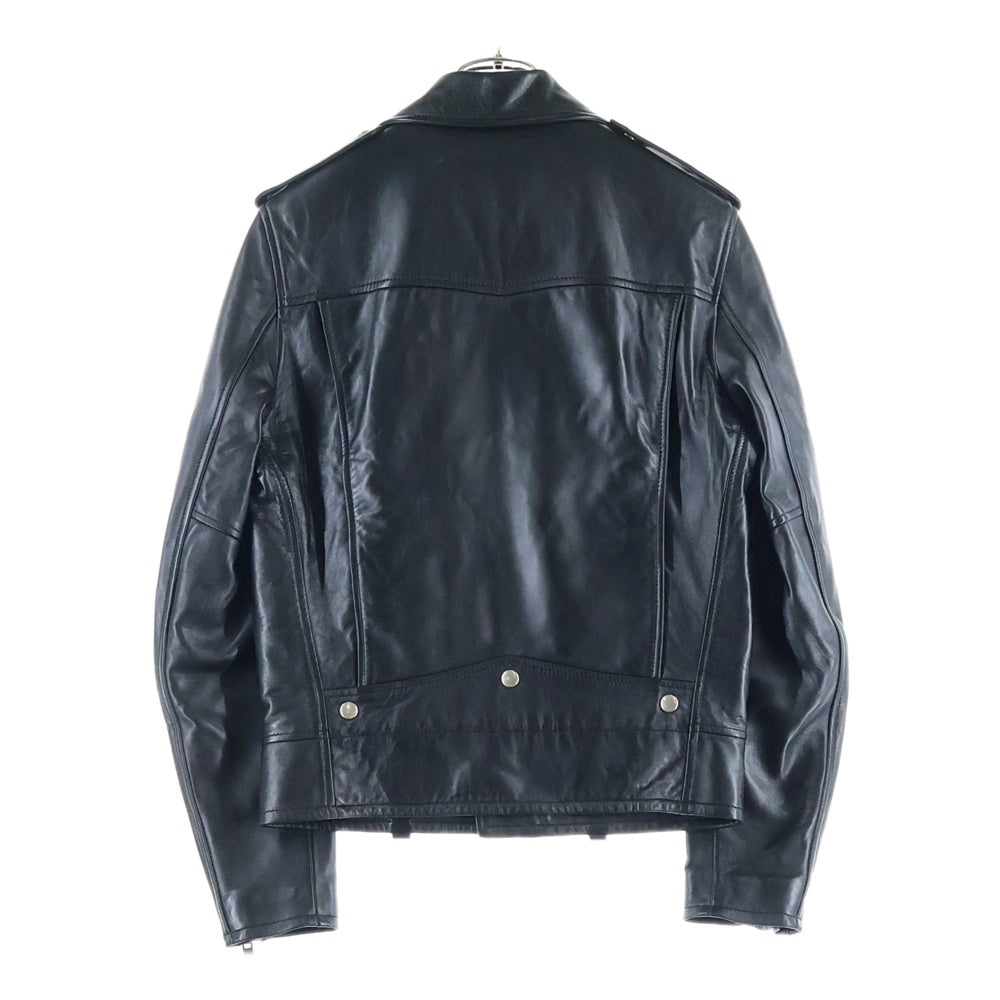 SAINT LAURENT PARIS(サンローランパリ) L01 クラシックモーターサイクルライダースレザージャケット ブラック 484284 Y5YA2