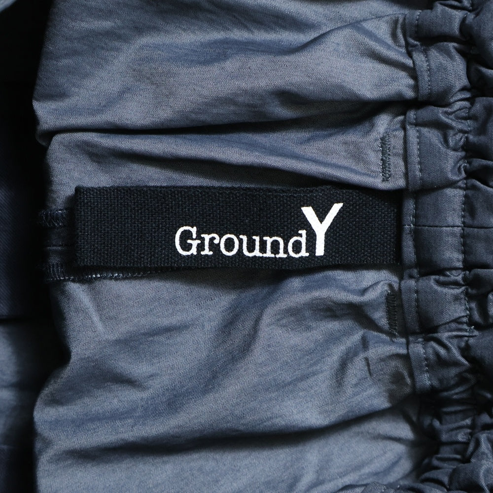 Ground Y(グラウンドワイ) ナイロンツイルガウチョパンツ GT-P15-007 ブラック