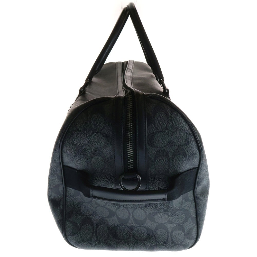 COACH(コーチ) シグネチャー キャンバス ベンチュラー ボストンバッグブラック