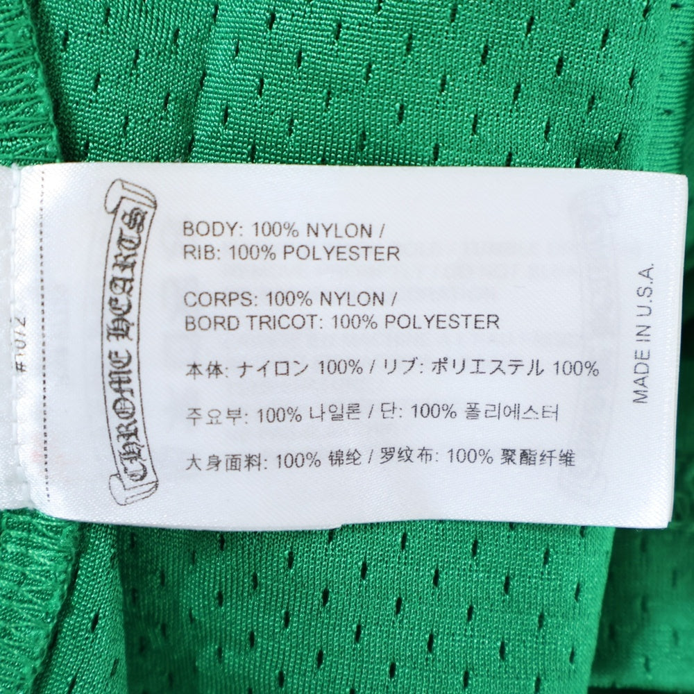 CHROME HEARTS(クロムハーツ) MESH WARM UP JERSEY CHプリントメッシュ長袖Tシャツカットソー グリーン