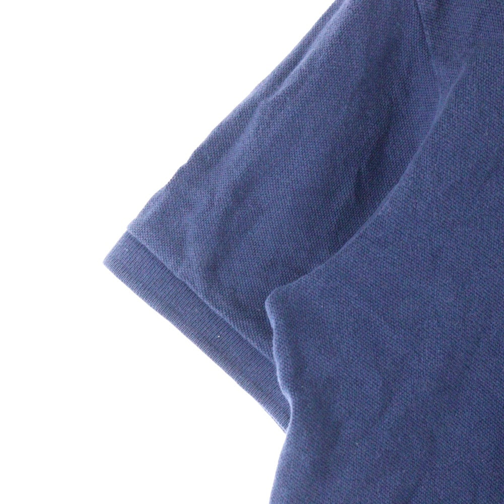 NO BRAND(ノーブランド) abercrombie ロゴ刺繍 ポロシャツ ネイビー