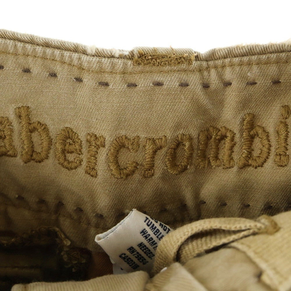 abercrombie(アバクロンビー) カーゴハーフパンツ ベージュ
