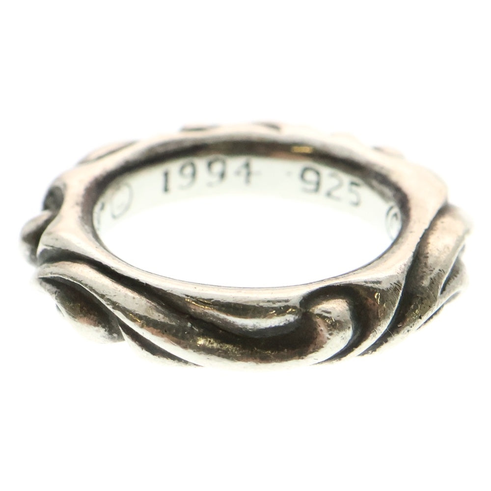 CHROME HEARTS(クロムハーツ) SCRL BAND スクロールバンド リング シルバー 11号