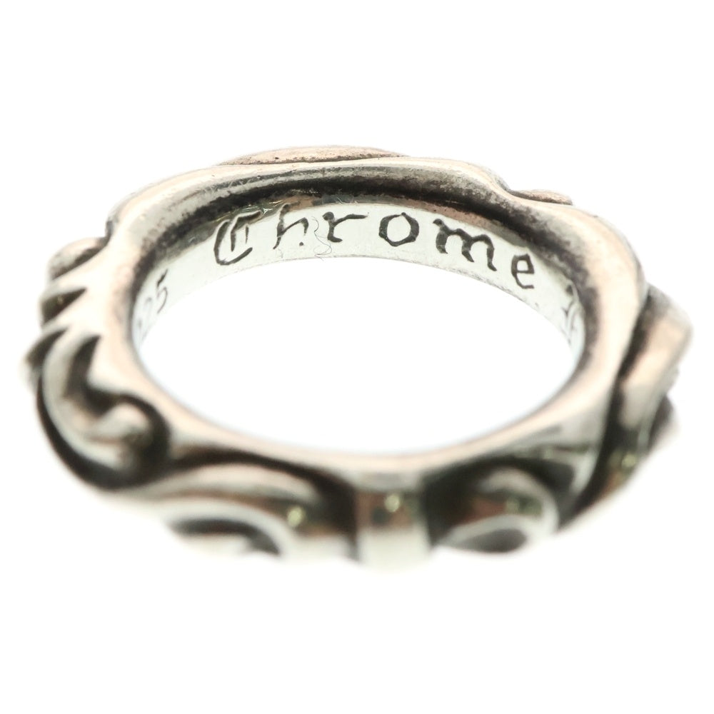 CHROME HEARTS(クロムハーツ) SCRL BAND スクロールバンド リング シルバー 11号