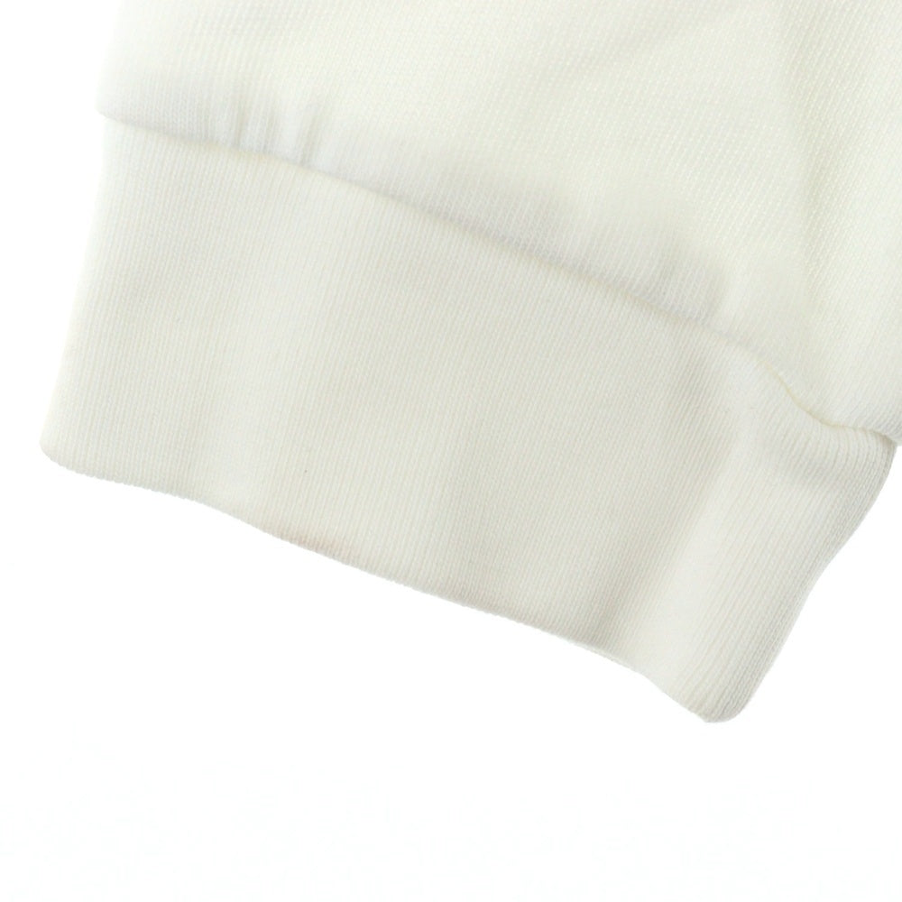 adidas(アディダス) ロゴプリント 長袖クルーネックTシャツカットソー ホワイト 0DY001