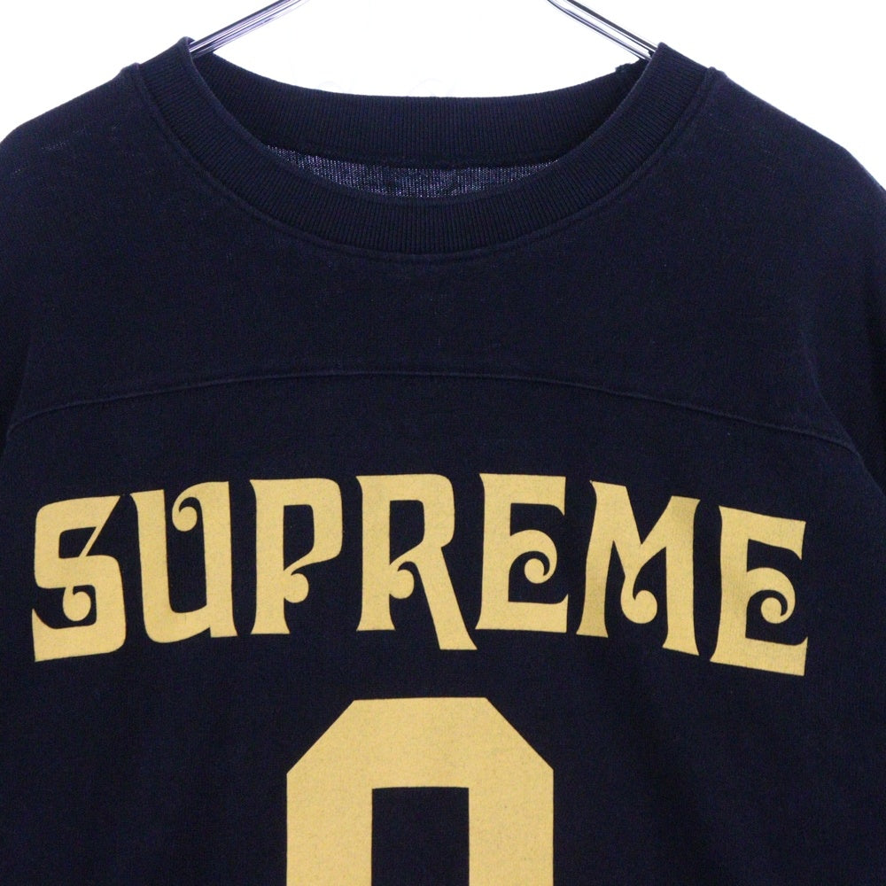 SUPREME(シュプリーム) 25SS Affiliated L/S Football Top アフィリエイテッド フットボール スウェットトレーナー ブラック