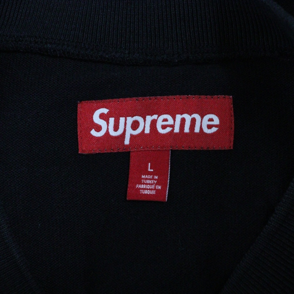 SUPREME(シュプリーム) 25SS Affiliated L/S Football Top アフィリエイテッド フットボール スウェットトレーナー ブラック
