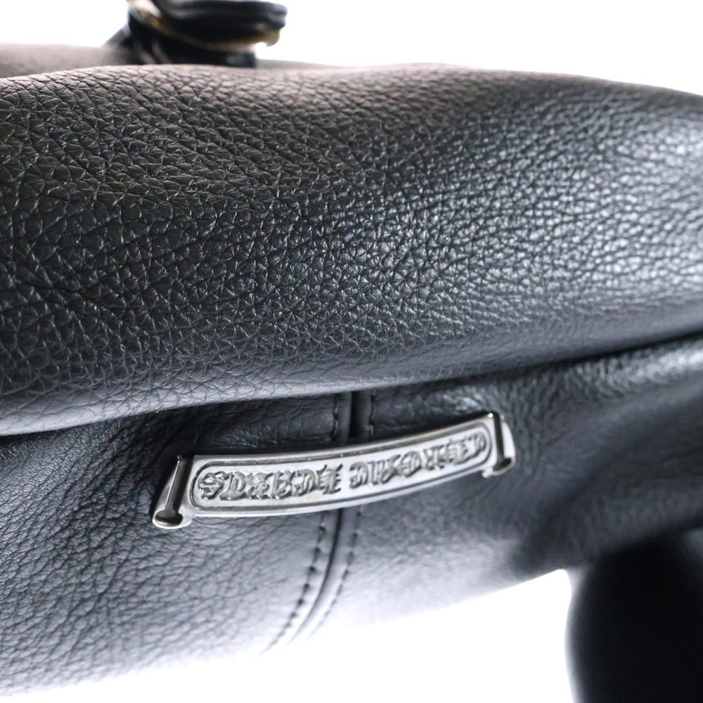 CHROME HEARTS(クロムハーツ) #1 SNAT PACK スナットパック ダガージップ ガンスリンガーベルト レザーウエストバッグ ブラック BCA378