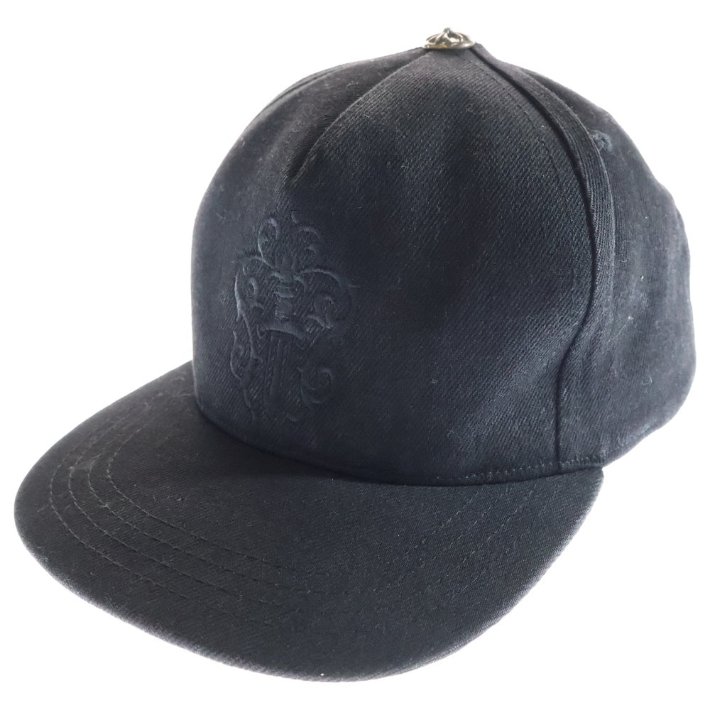 CHROME HEARTS(クロムハーツ) TRUCKER CAP ヴァインダガー刺繍クロスボール付デニムキャップ