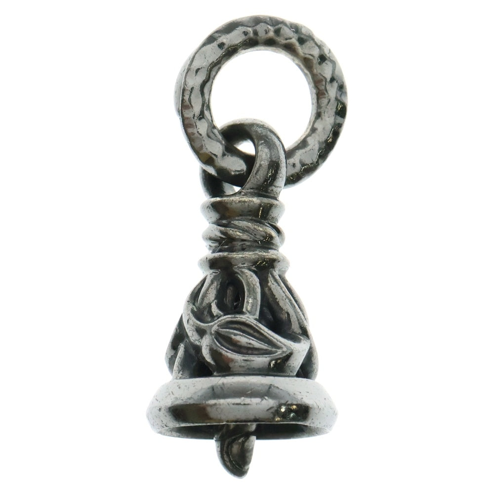 LEONARD KAMHOUT(レナードカムホート) CRANE BELL M クレーンベルM 1Pダイヤ ペンダントトップ シルバー ネックレストップ