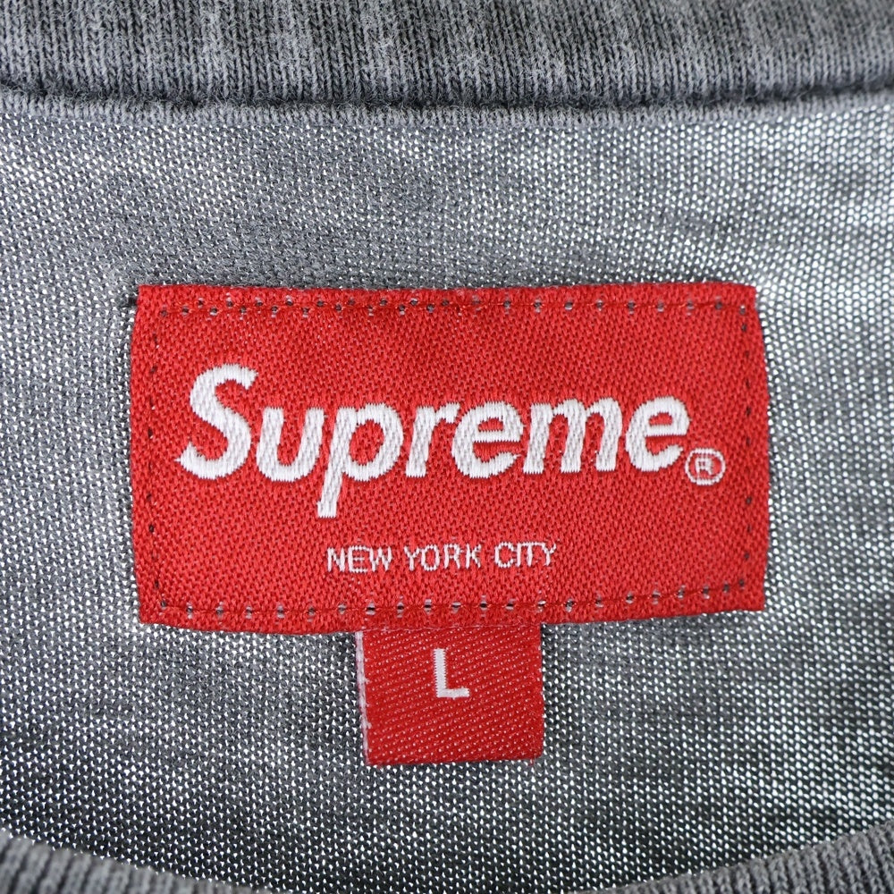 SUPREME(シュプリーム) 23SS Animal Kingdom アニマル キングダム 刺繍 クルーネックTシャツ グレー