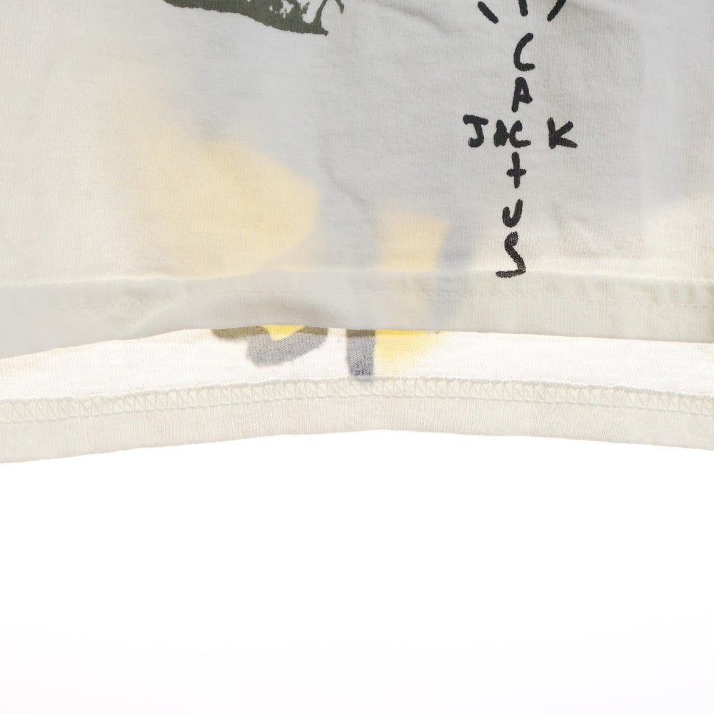 Cactus Jack(カクタスジャック) 21AW KAWS FRAGMENT カクタスジャック カウズ フラグメント プリントクルーネック 半袖Tシャツ