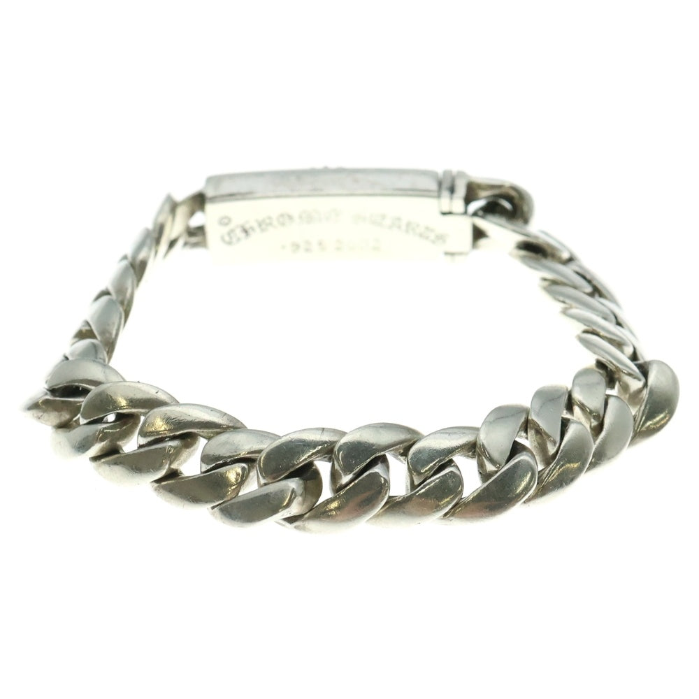 CHROME HEARTS(クロムハーツ) ID BBY FLRL CRS ベイビーIDフローラルクロス ブレスレット シルバー 20LINK BCA154