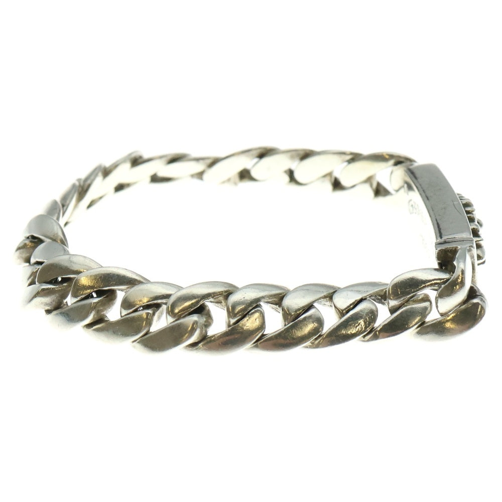 CHROME HEARTS(クロムハーツ) ID BBY FLRL CRS ベイビーIDフローラルクロス ブレスレット シルバー 20LINK BCA154