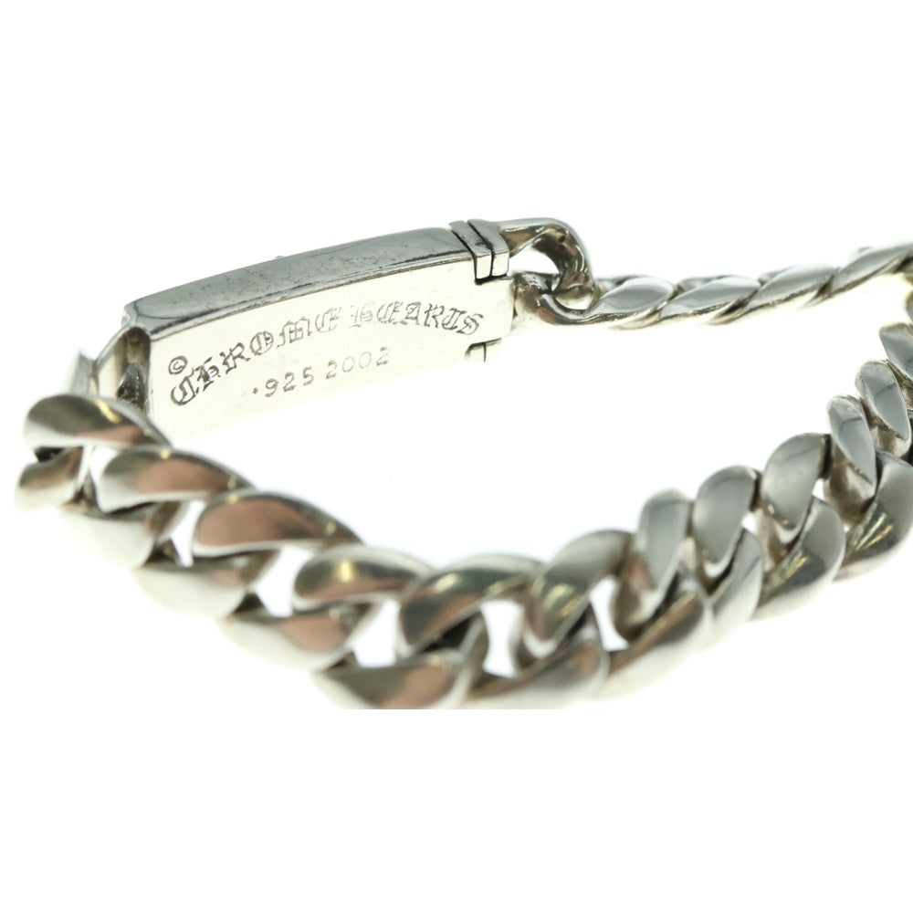 CHROME HEARTS(クロムハーツ) ID BBY FLRL CRS ベイビーIDフローラルクロス ブレスレット シルバー 20LINK BCA154