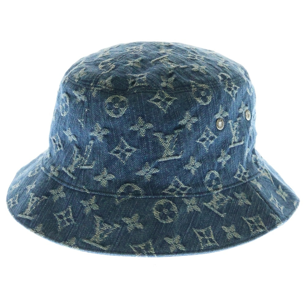 LOUIS VUITTON(ルイヴィトン) モノグラム エッセンシャルバケットハット M78774 インディゴ
