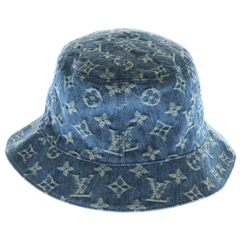 LOUIS VUITTON(ルイヴィトン) モノグラム エッセンシャルバケットハット M78774 インディゴ