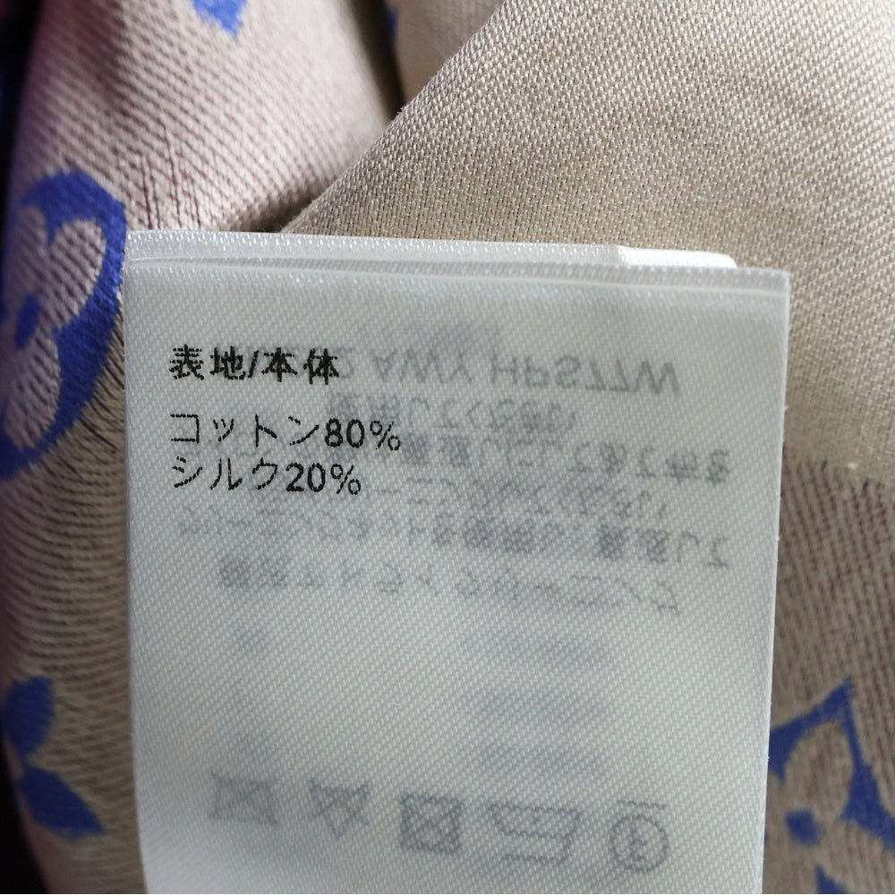 LOUIS VUITTON(ルイヴィトン) 23AW Printed Cotton Fil Coupe Over Monogram Shirt プリンテッドコットン フィルクーペオーバー シルク混 モノグラム長袖シャツ RM232 AWY HPS77W
