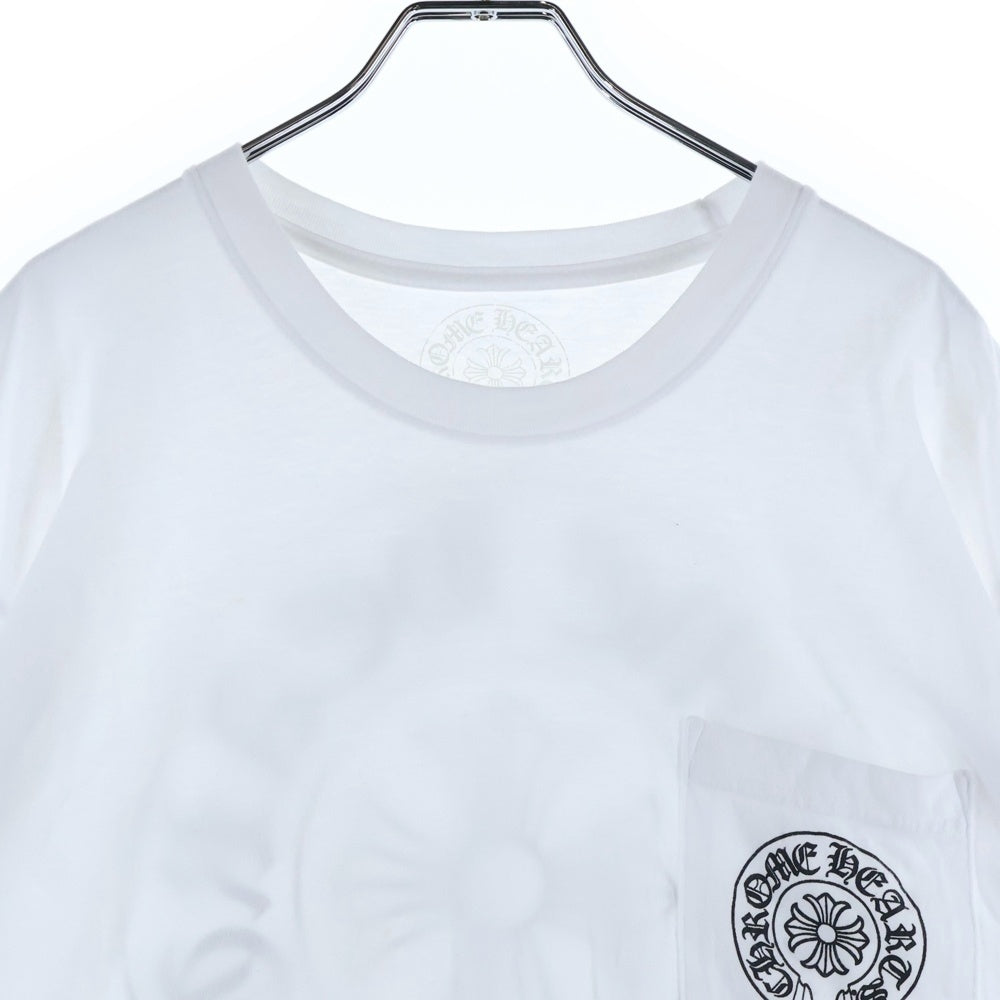 CHROME HEARTS(クロムハーツ) Horseshoe S/S Tee ホースシューロゴ半袖Tシャツ ホワイト