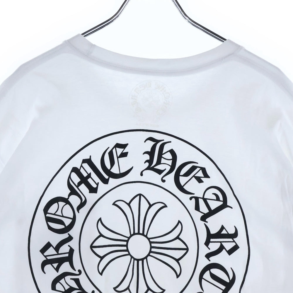 CHROME HEARTS(クロムハーツ) Horseshoe S/S Tee ホースシューロゴ半袖Tシャツ ホワイト