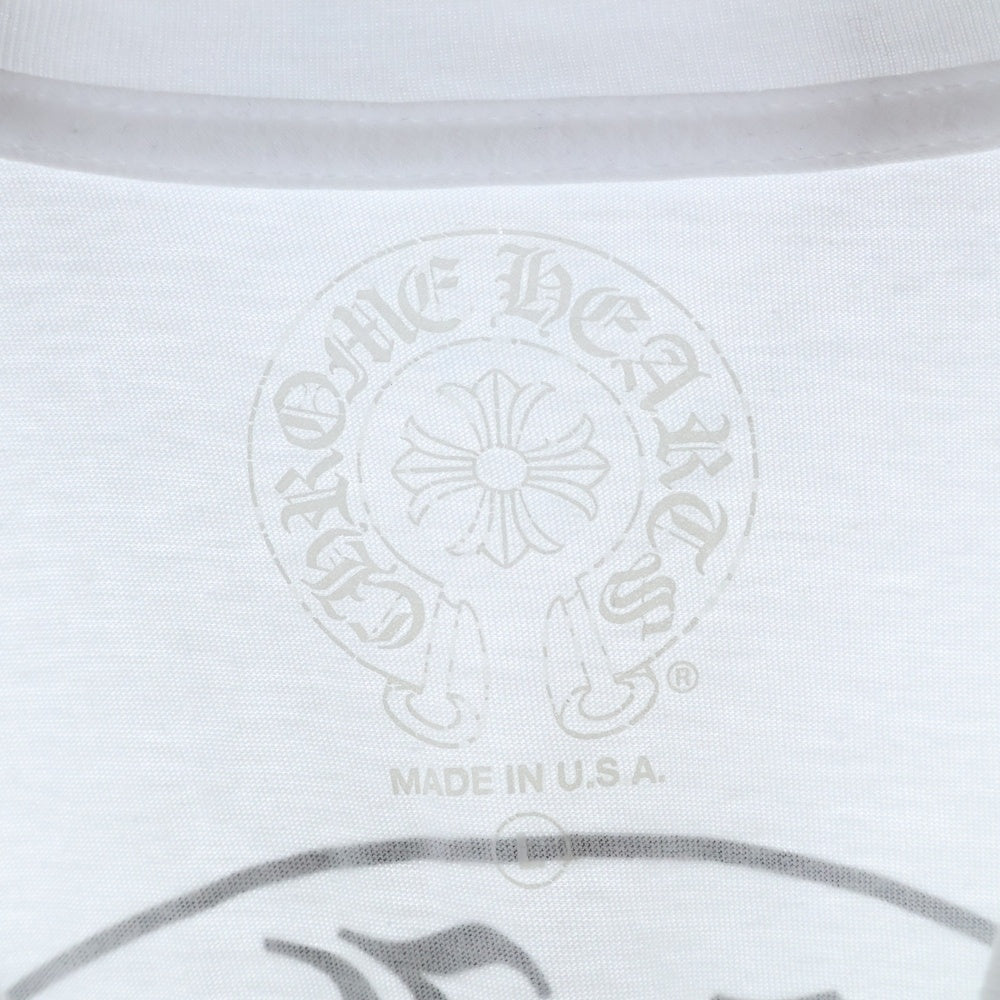 CHROME HEARTS(クロムハーツ) Horseshoe S/S Tee ホースシューロゴ半袖Tシャツ ホワイト