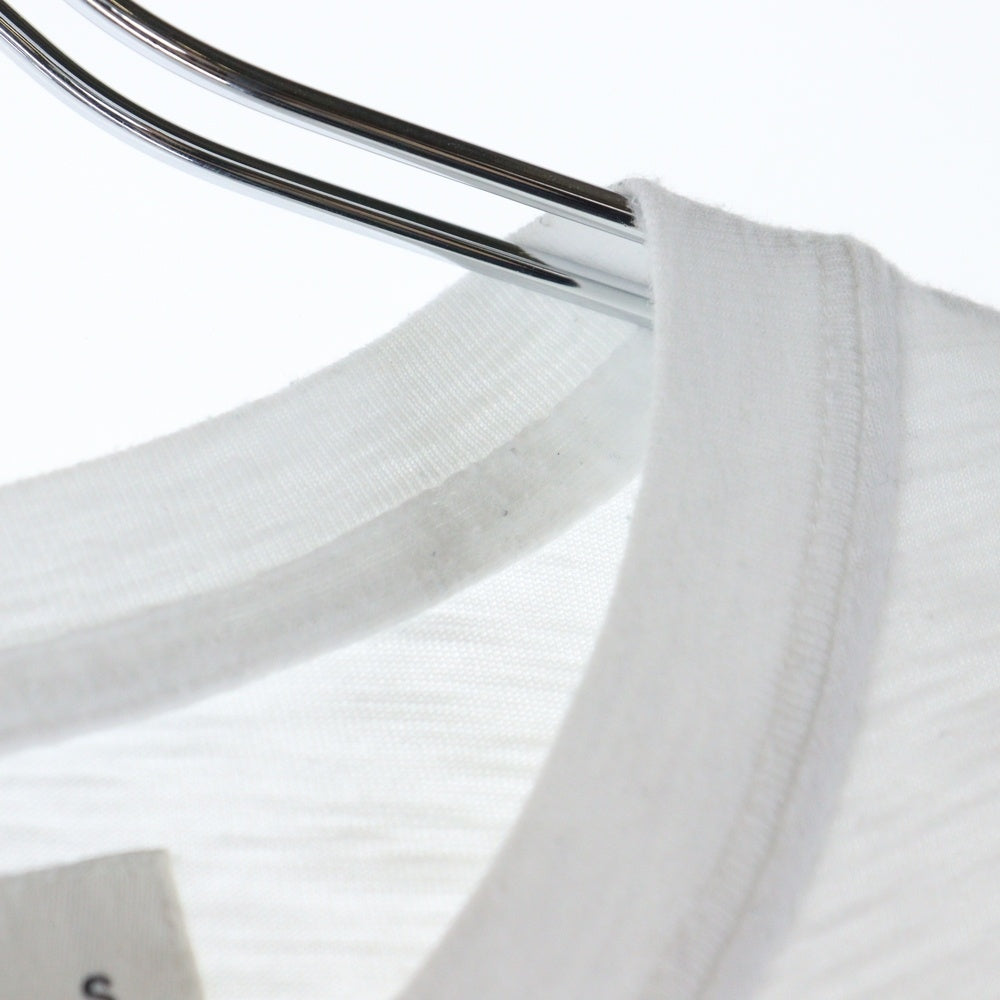 Abercrombie&Fitch(アバクロンビーアンドフィッチ) 刺繍ロゴ クルーネック半袖Tシャツ ホワイト