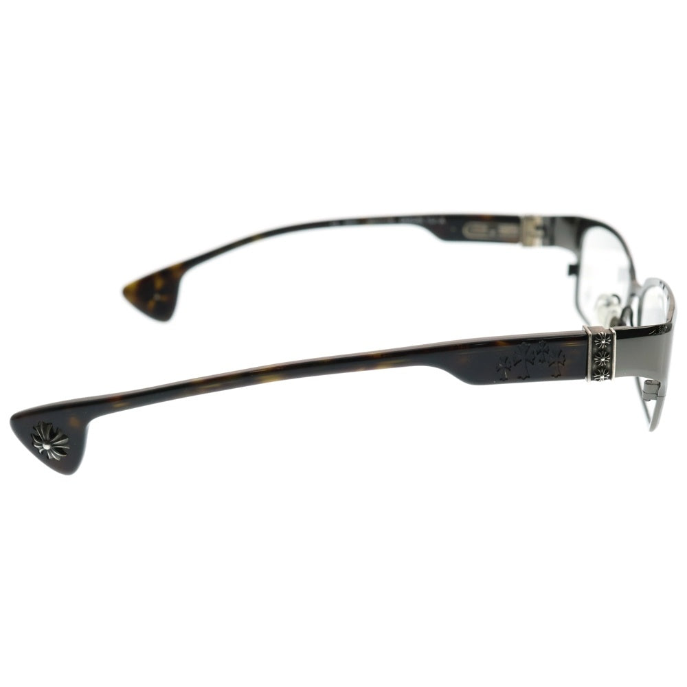 CHROME HEARTS(クロムハーツ) DIXON YU-A CHプラス フォックスフレーム 眼鏡 ブラック