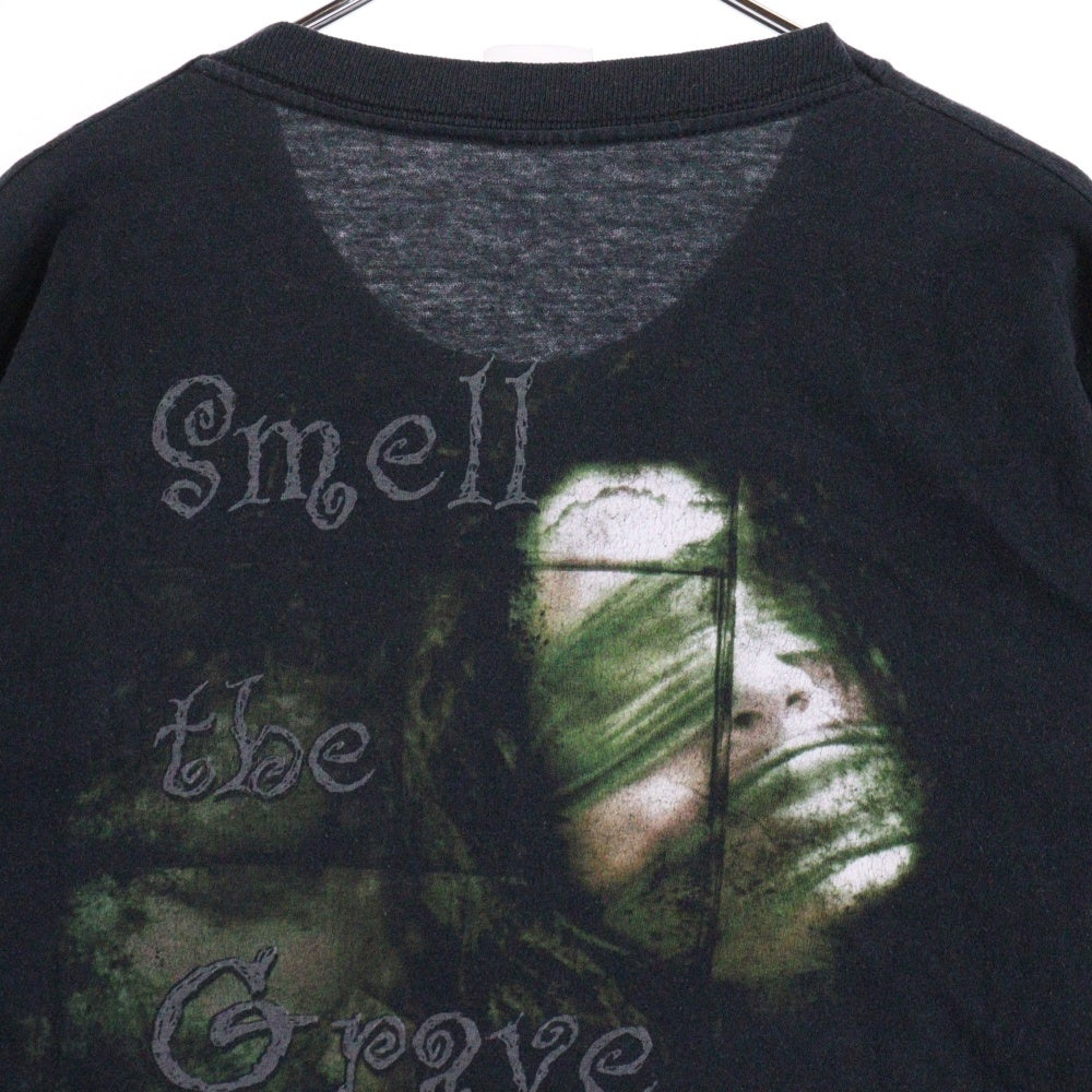 VINTAGE(ヴィンテージ) 00s CRADLE OF FILTH SMELL THE GRAVE S/S TEE クレイドルフィフス 両面プリント半袖Tシャツカットソー ブラック