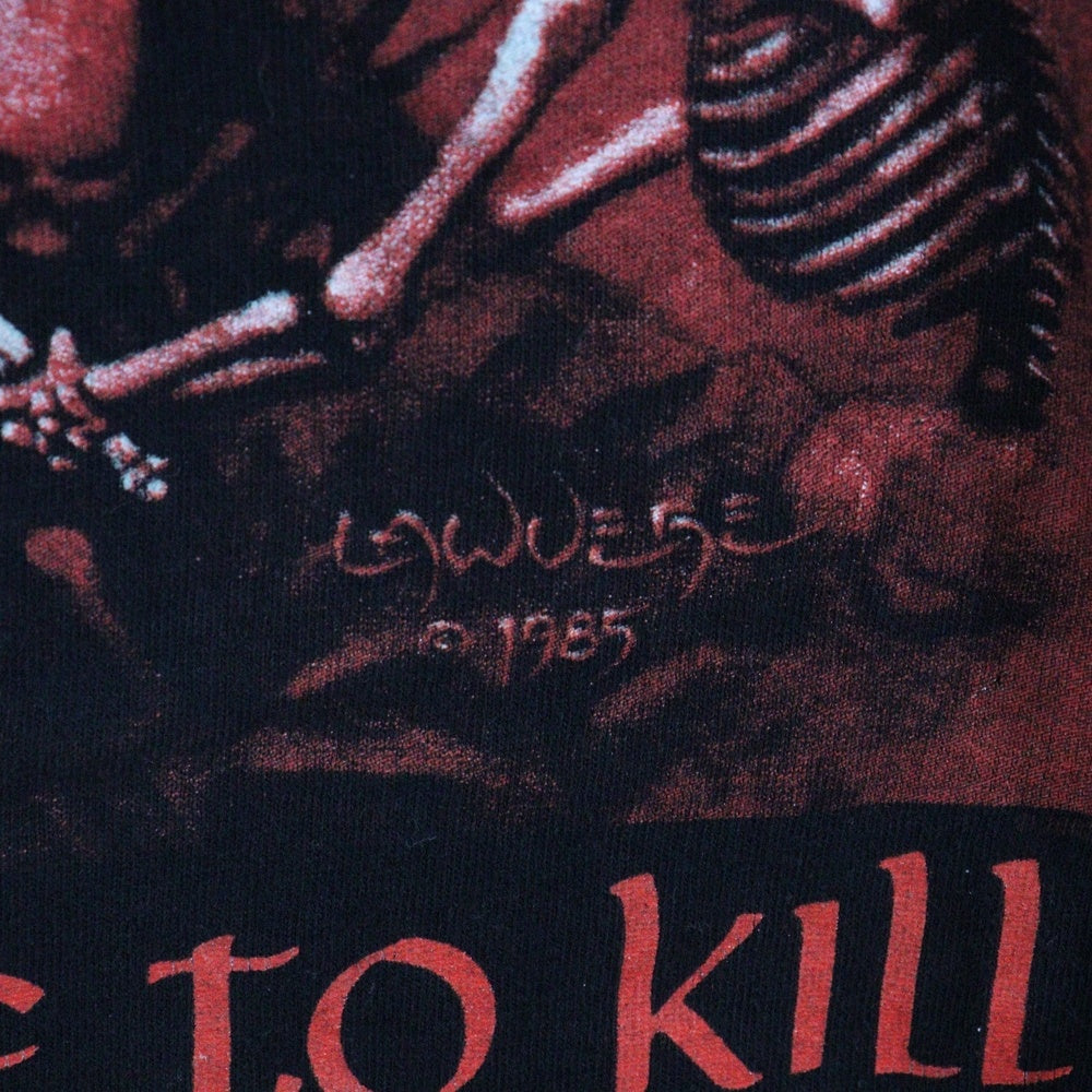 VINTAGE(ヴィンテージ) 00s KREATOR PLEASURE TO KILL TEE クリエイター プレジャー トゥ キル 両面デザイン クルーネック半袖Tシャツカットソー ブラック