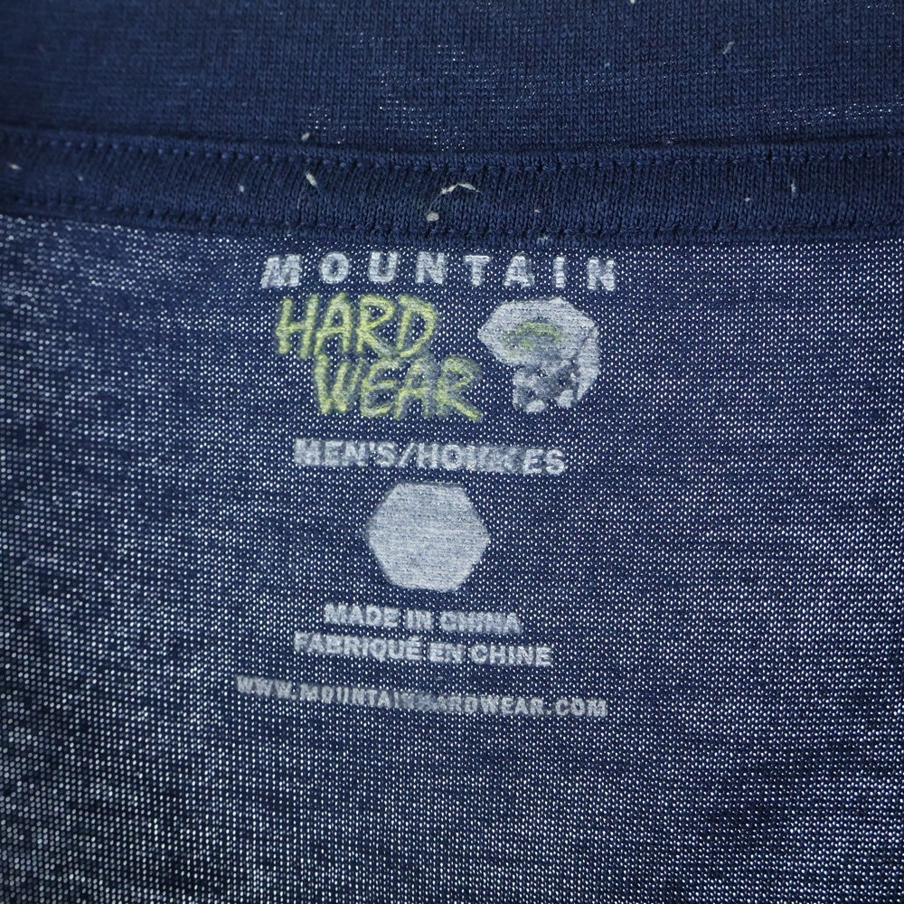 NO BRAND(ノーブランド) ロゴプリント マウンテンハードウェア Tシャツ ネイビー 114 OE6324