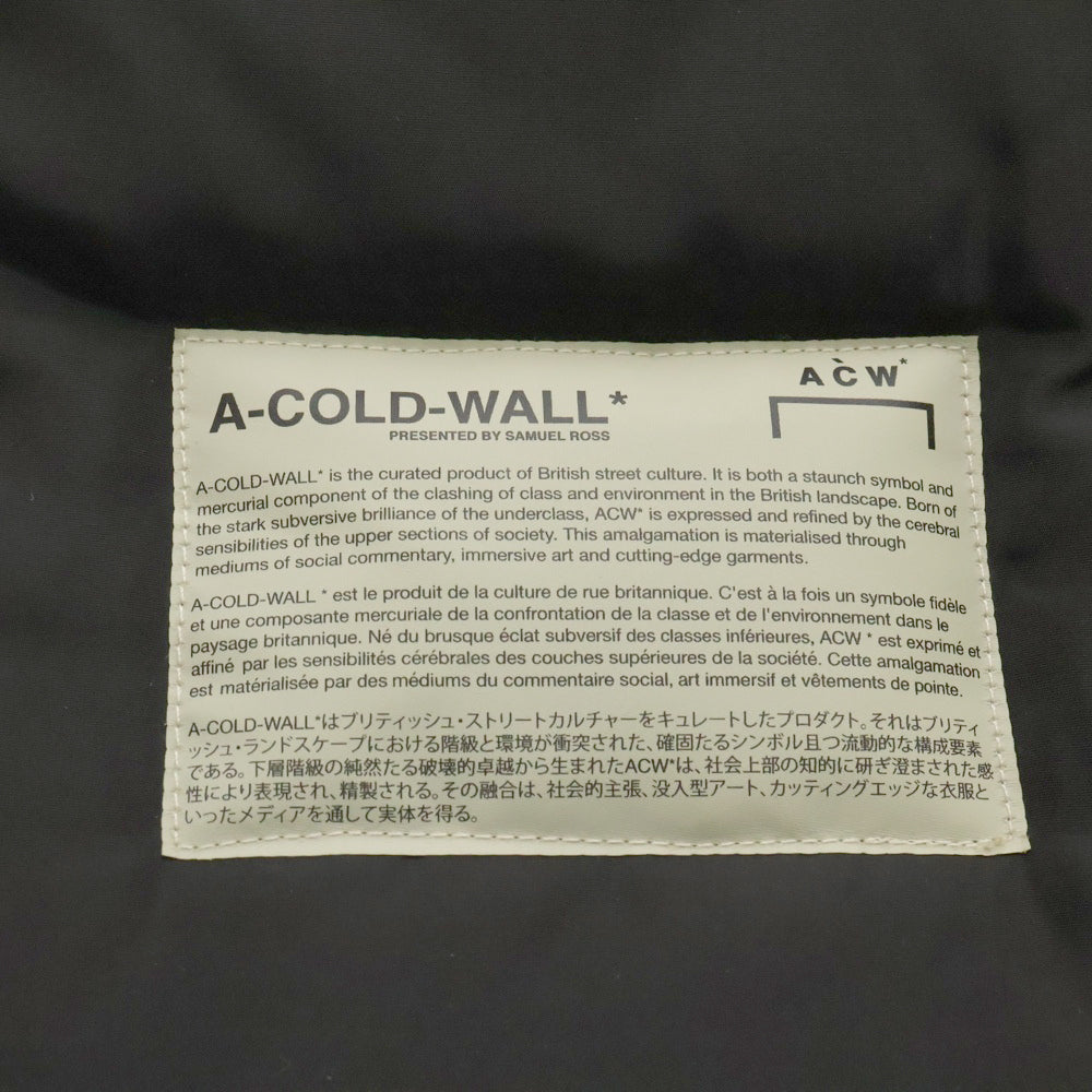A-COLD-WALL(アコールドウォール) ナイロンパテッドトートバッグ ブラック