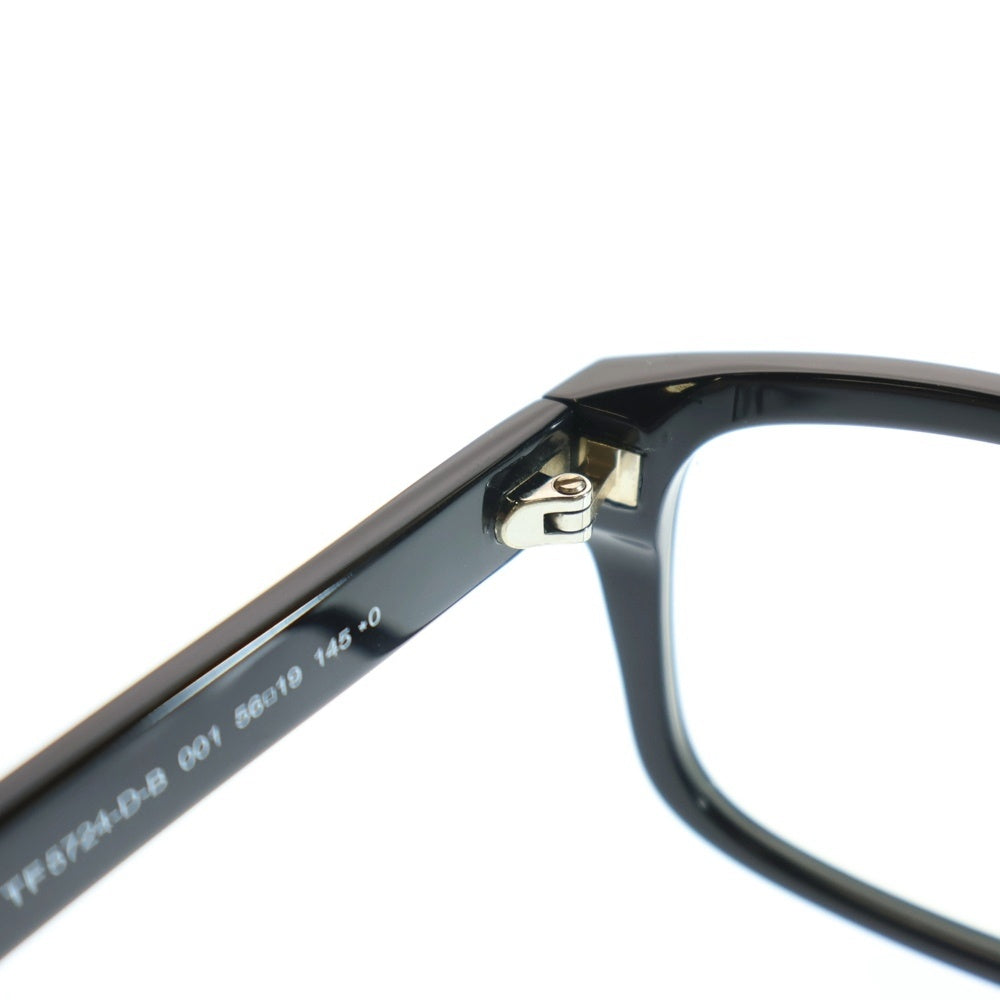 TOM FORD(トムフォード) スクエア セルフレーム アイウェア 眼鏡 TF5724-D-B 001 ブラック