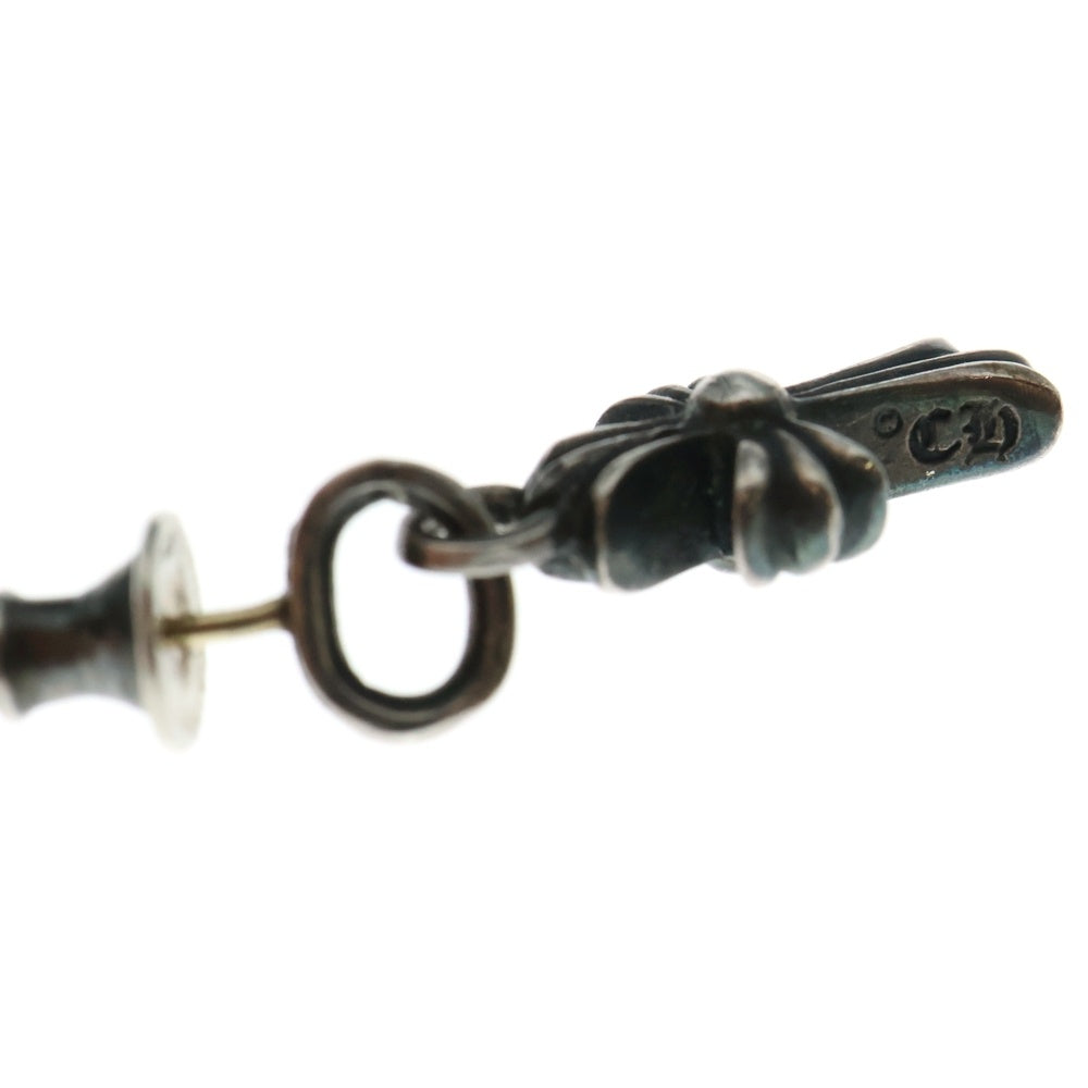 CHROME HEARTS(クロムハーツ) BBY F PPRCHN ベイビーファットクロス ドロップピアス シルバー BCA090