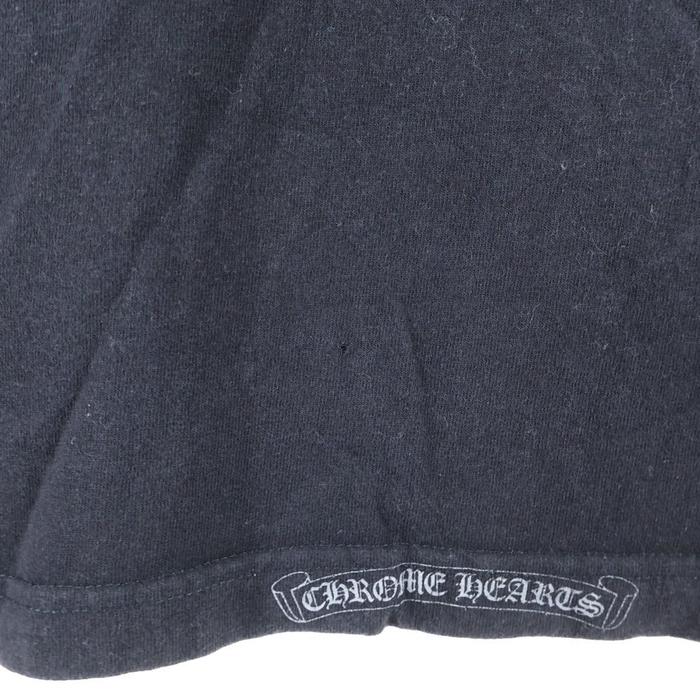CHROME HEARTS(クロムハーツ) OLD Dagger Neck Logo Tee オールドモデル ダガープリント半袖Tシャツ ブラック