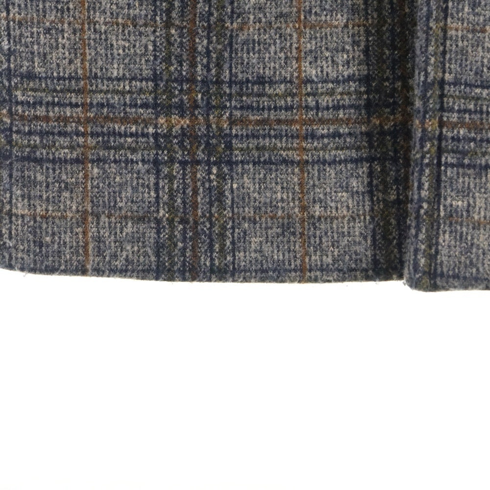 niko and(ニコアンド) チェック総柄 チェスターコート グレー ON96MJ21AD