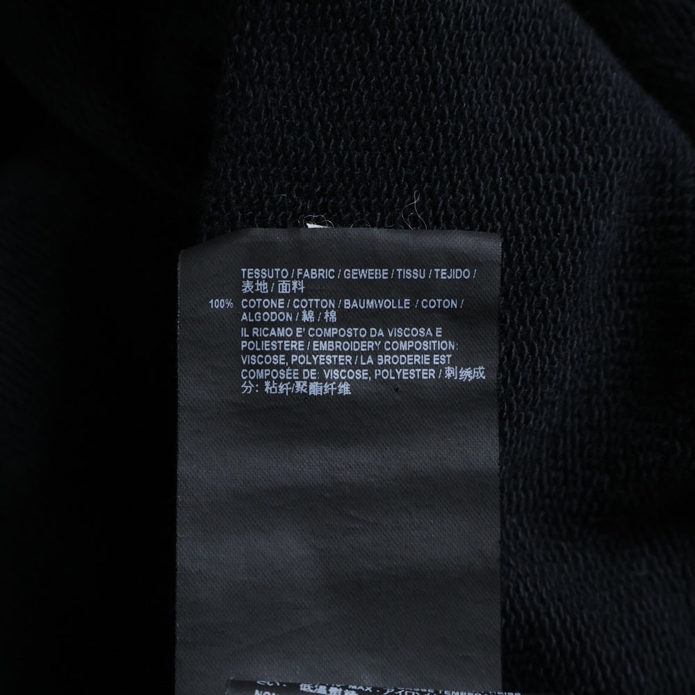 BALENCIAGA(バレンシアガ) HOMME刺繍 オーバーサイズクルーネックスウェット ブラック