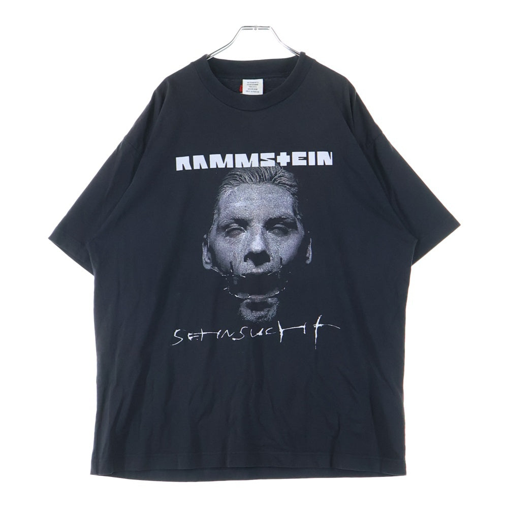 VETEMENTS(ヴェトモン) 17AW RAMMSTEIN PRINTED T-SHIRT オーバーサイズラムシュタインプリント半袖Tシャツカットソー