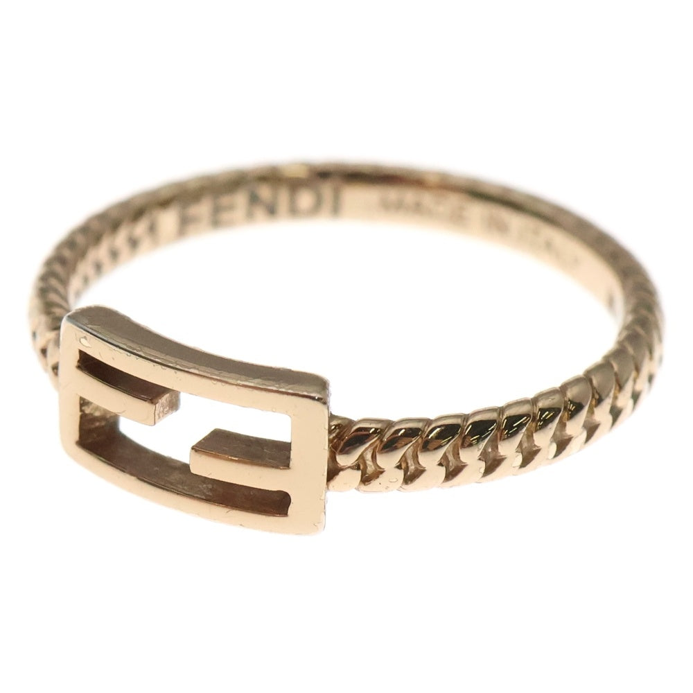 FENDI(フェンディ) FFロゴ バゲットリング リング ゴールド 1A2621