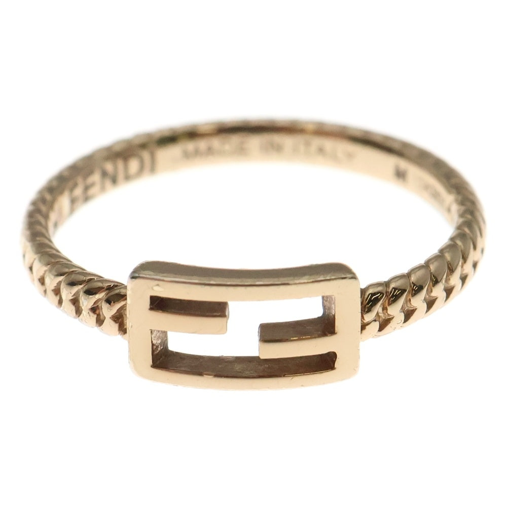 FENDI(フェンディ) FFロゴ バゲットリング リング ゴールド 1A2621