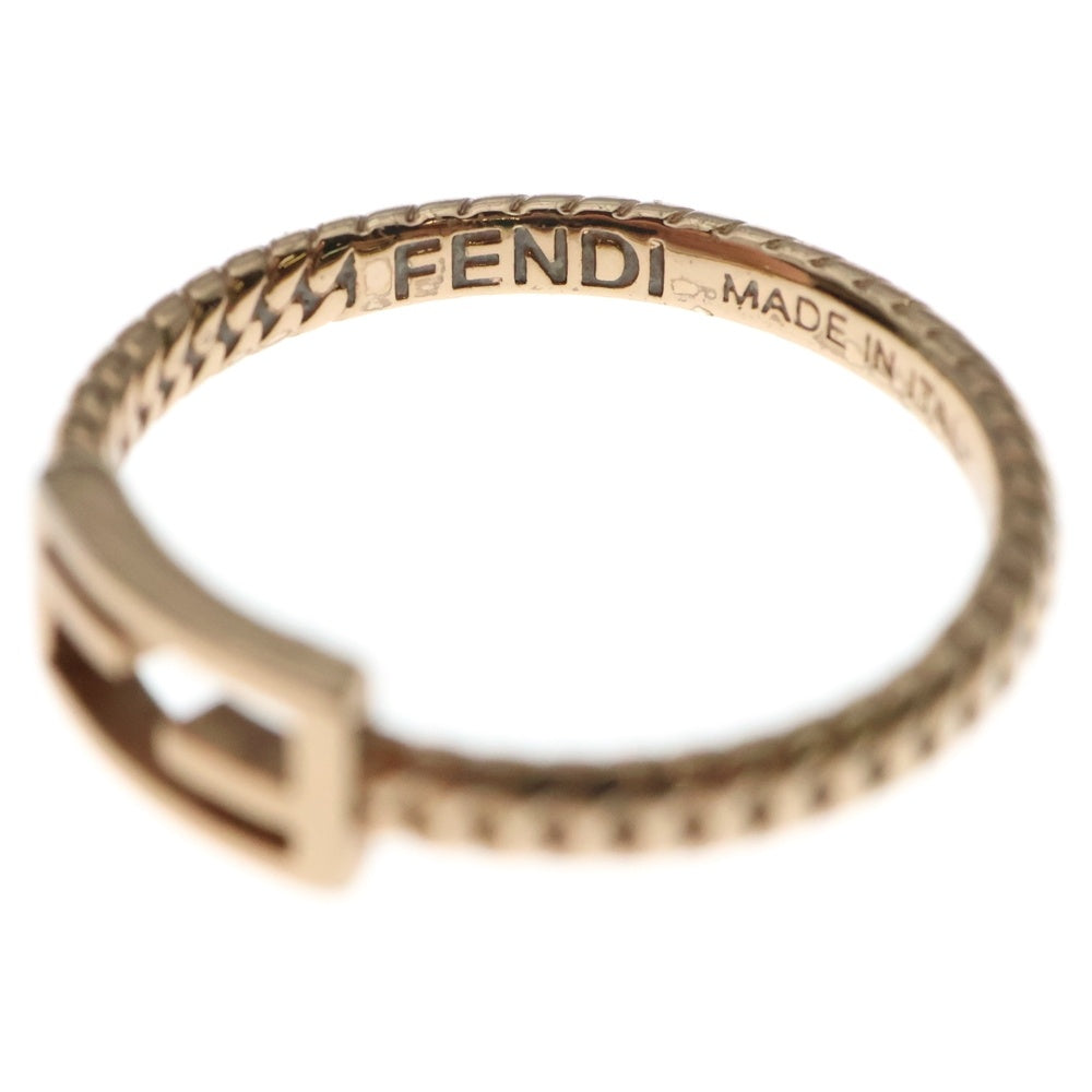 FENDI(フェンディ) FFロゴ バゲットリング リング ゴールド 1A2621