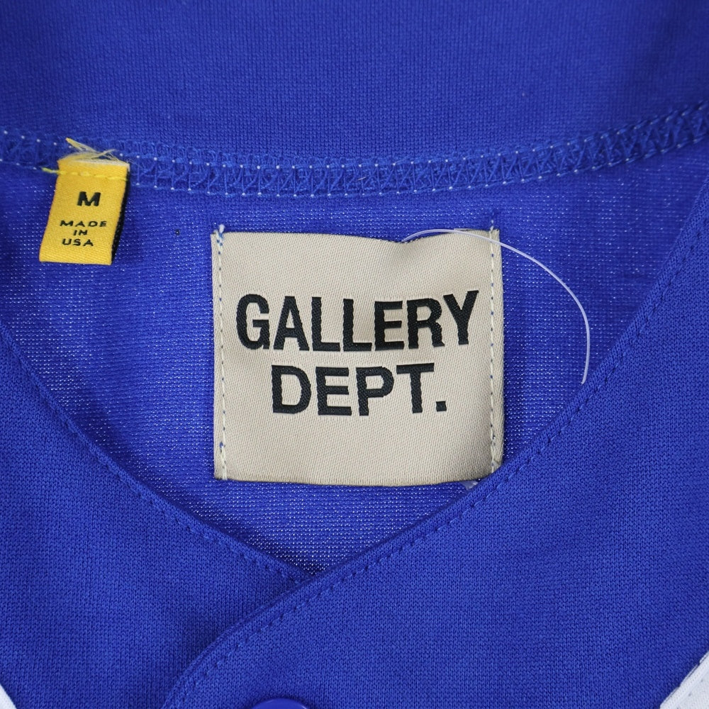GALLERY DEPT.(ギャラリーデプト) エコー パーク ベースボール半袖シャツ ブルー EPB-1352