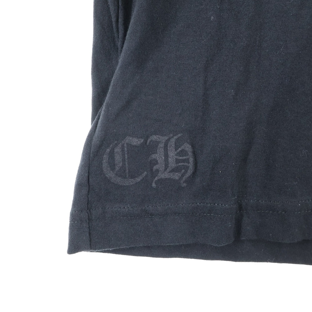 CHROME HEARTS(クロムハーツ) CH T-SHIRT ネックロゴ 半袖Tシャツ ブラック